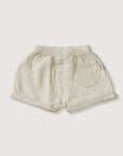 Gauze Baby Shorts - Bone
