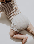 Collar Onesie - Bronze Stripe