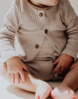 Baby Cardigan - Stone