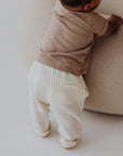 Gauze Pants - Bone
