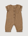 Gauze Jumpsuit - Bronze
