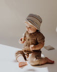 Gauze Jumpsuit - Bronze