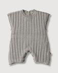 Knitted Playsuit - Gray Melange