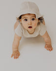 Baby Sun Hat - Stone Stripe