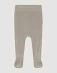 Footed pants with Rib Turnover