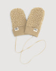 Wool Sherpa Mittens - Soft Sand