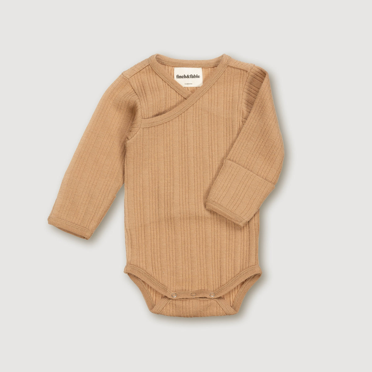 Wool Rib L/S Bodysuit - Fawn – Finch & Fable