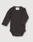Wool Rib L/S Bodysuit - Storm