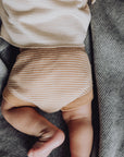 Wool Rib Bloomers - Fawn Stripe