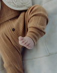 Wool Rib Leggings - Fawn