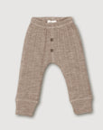 Wool Rib Leggings - Sand