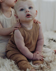 Wool Rib Singlet - Fawn
