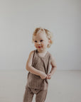 Wool Rib Singlet - Sand