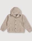 Wool Hooded Jacket - Sand
