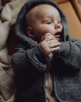Wool Hooded Jacket - Storm