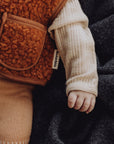 Wool Sherpa Vest - Chestnut