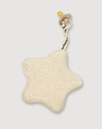 Wool Sherpa Pacifier Lovey - Milk