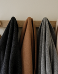 Wool Knitted Blanket - Milk