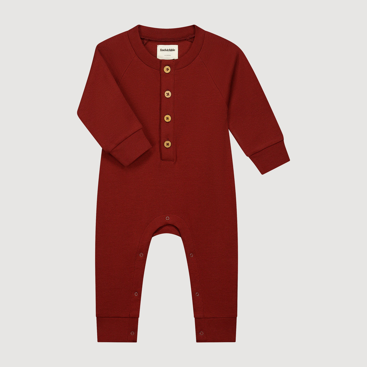 Rib onepiece - Long Sleeve