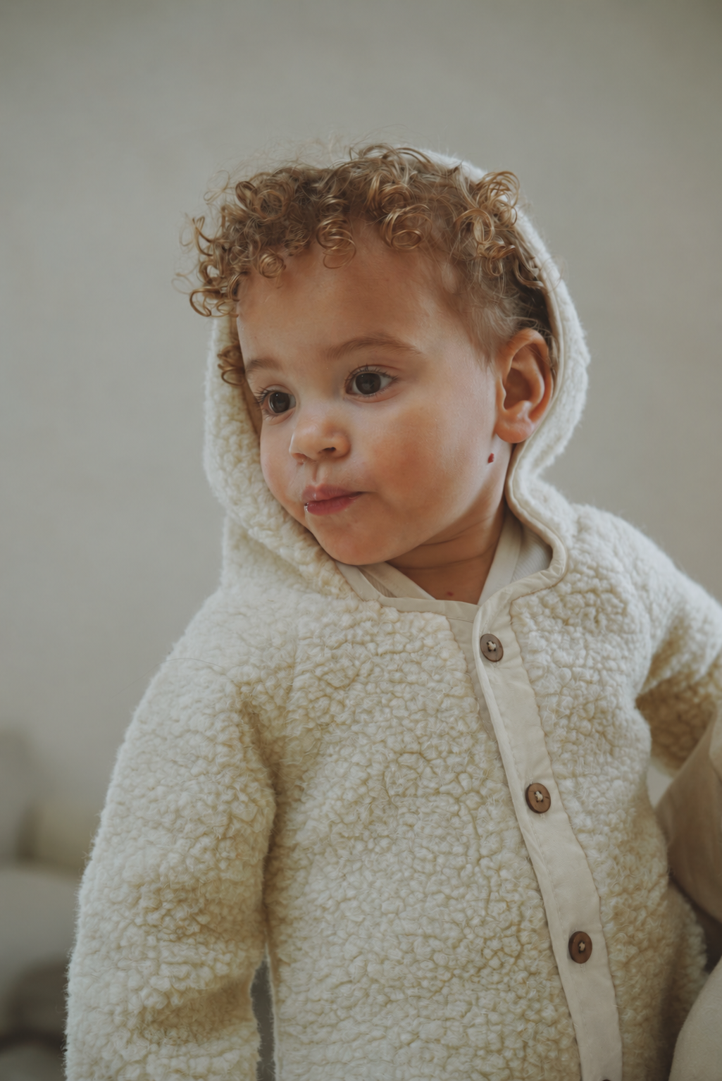 Wool Sherpa Babysuit