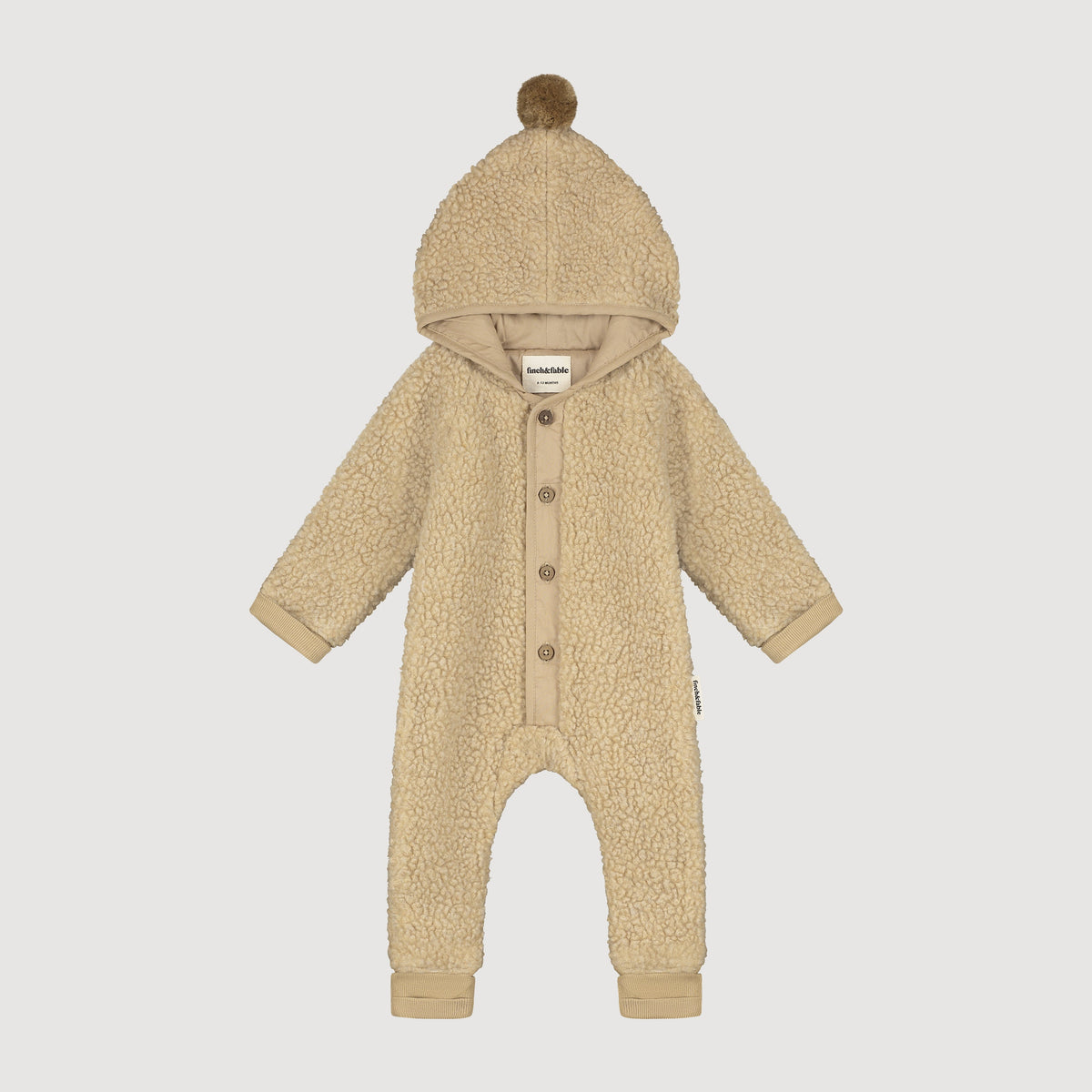 Wool Sherpa Babysuit