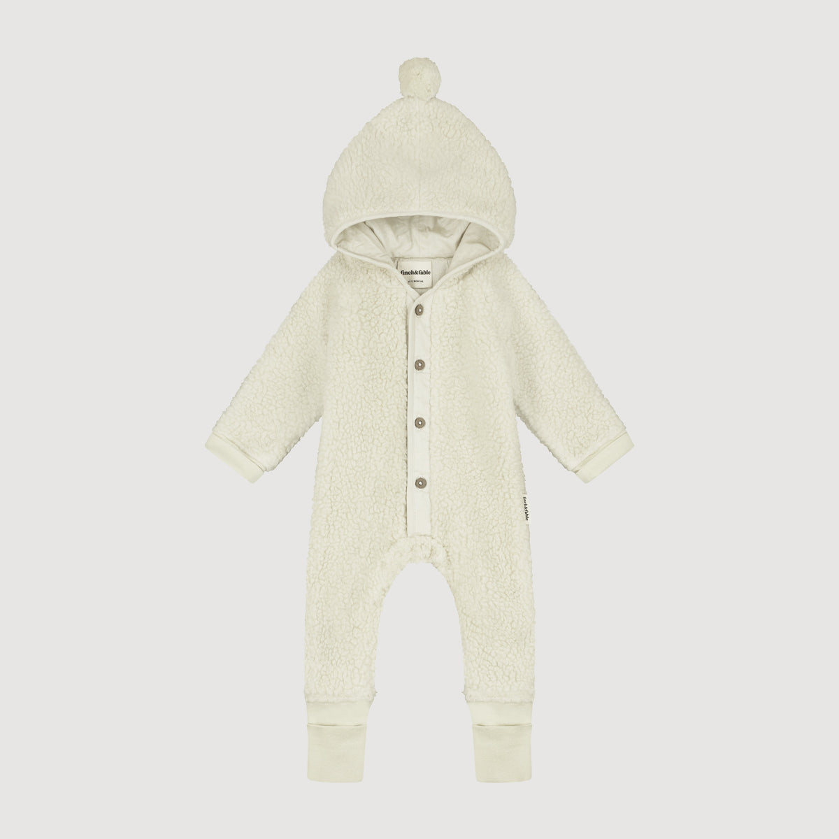 Wool Sherpa Babysuit
