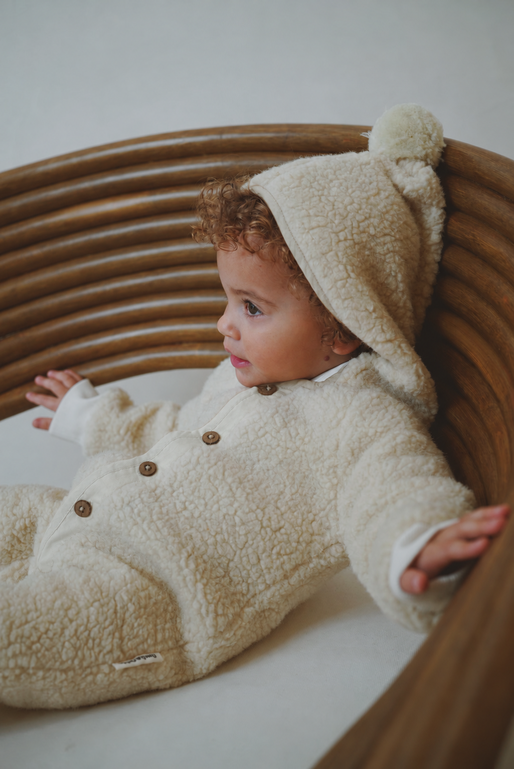 Wool Sherpa Babysuit