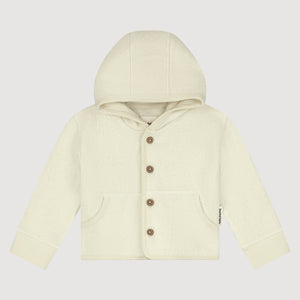 Wool Hooded Jacket - Milk