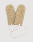 Wool Sherpa Mittens - Soft Sand