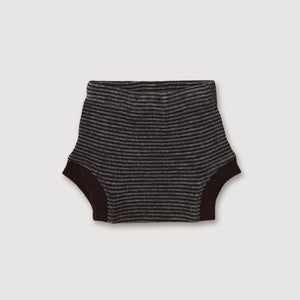 Wool Rib Bloomers - Storm Stripe
