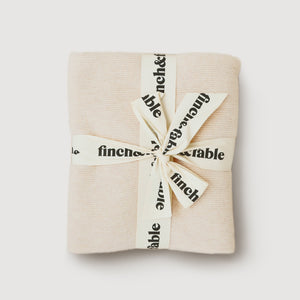 Wool Knitted Blanket - Milk